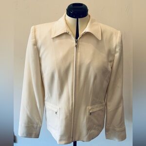 Sag Harbor White Jacket Womans 10